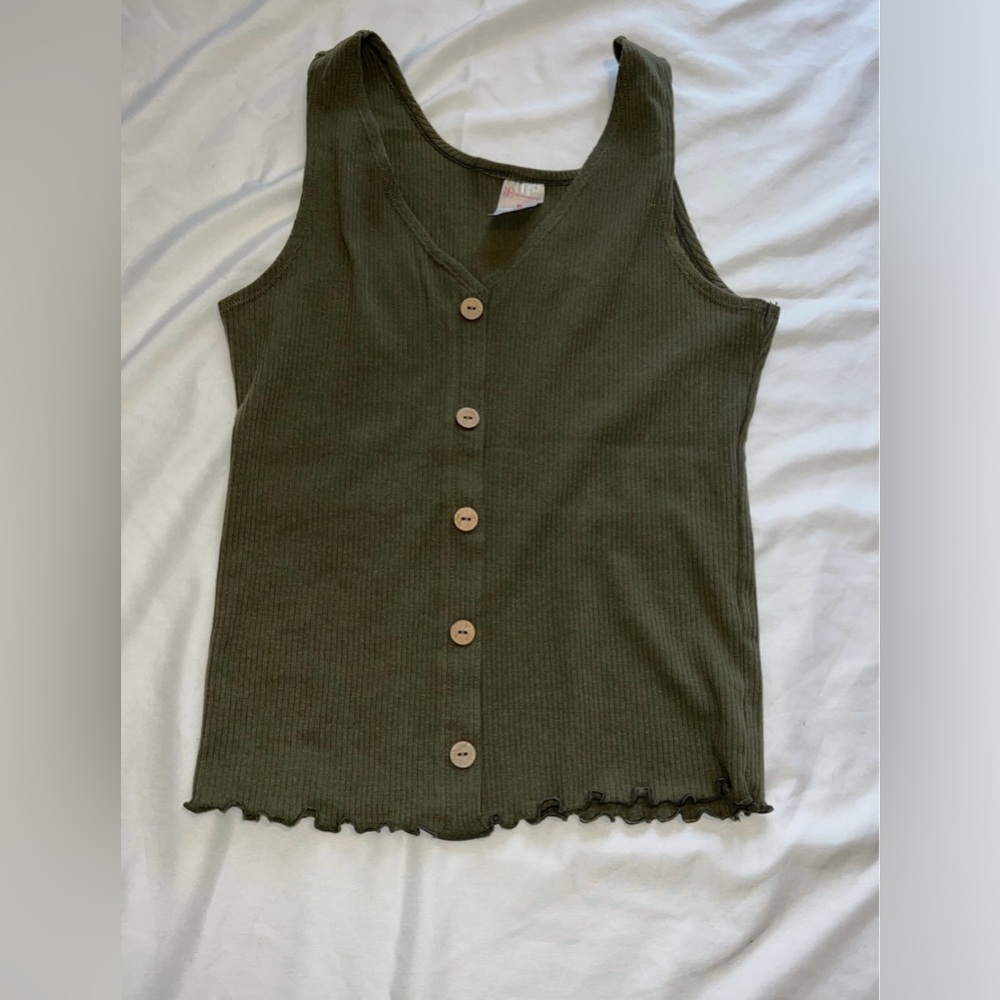 Green No Boundaries Tank Top
